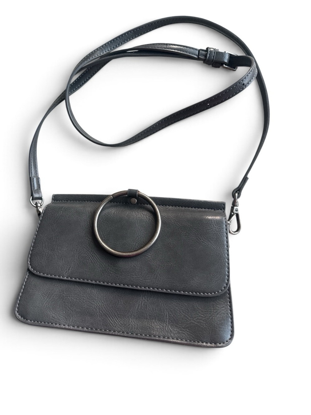Joy Susan Accessories JA L8062xx Aria RingVegan Crossbody Bag